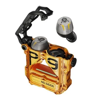 Gravastar Sirius Pro TWS Wireless Gaming Earbuds &ndash; War damaged Yellow